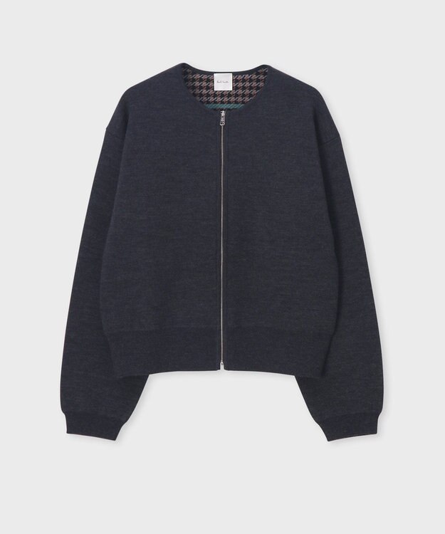 Paul Smith ダブルフェイス ジップアップ ジャケット ダークグレー