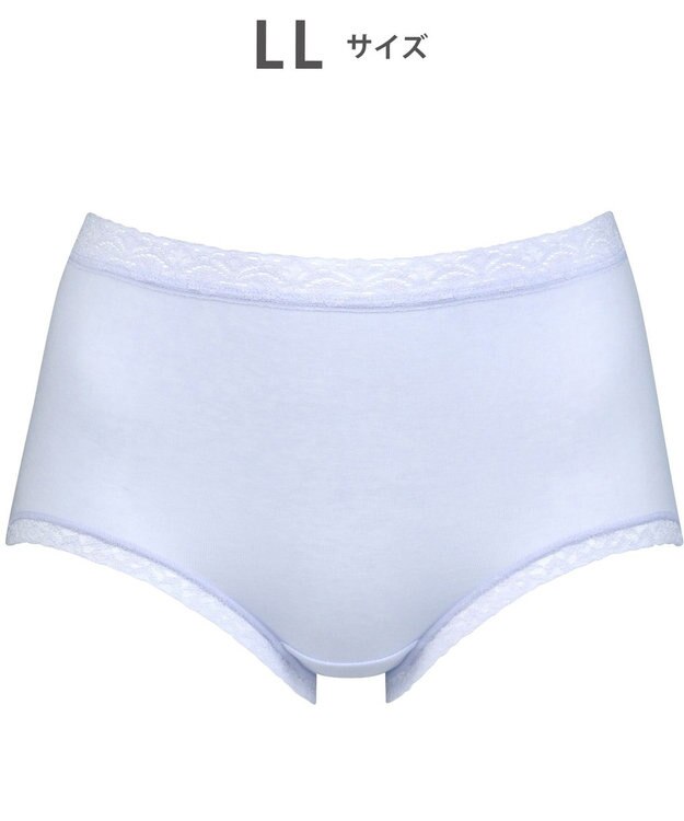 WACOAL 【ディアヒップ】 ショーツ はきこみ丈ふかめ 綿混(身生地) ヒップを包みこむフィット感 やさしいはきごこち PPA112 /ワコール ブルー