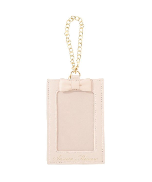 Maison de FLEUR Fチャームキルティングパスケース Pink