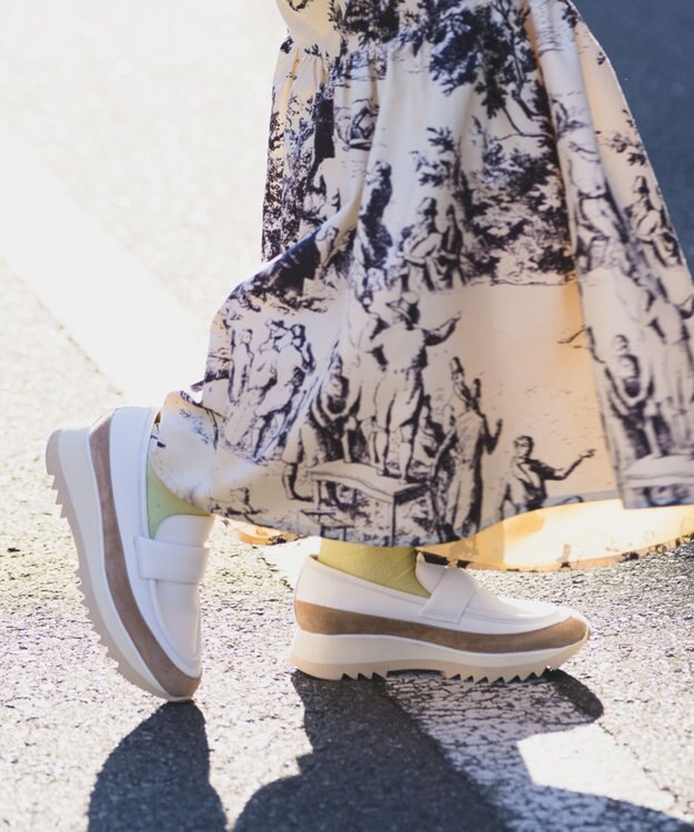 BONTRE 【LucaGrossi/ルカグロッシ】軽量スニーカーローファー/L102M-VS ホワイト