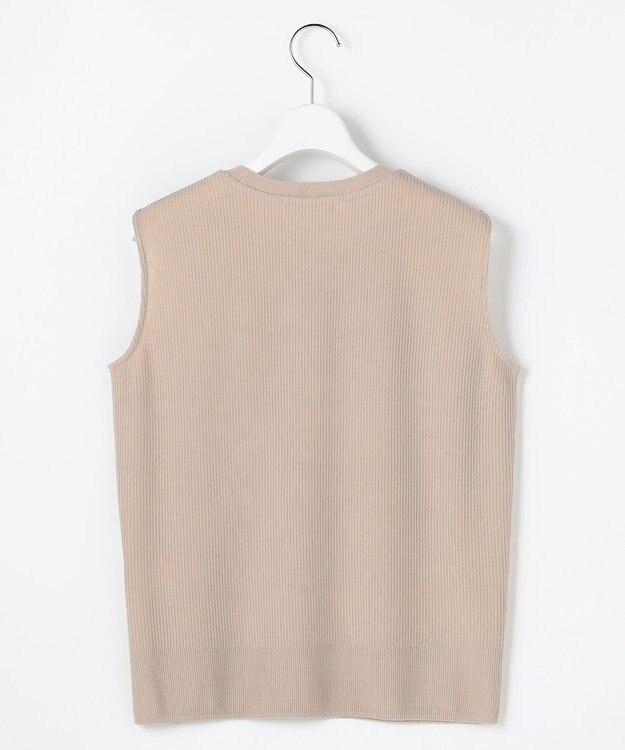 自由区 【人気素材・NEWアイテム・アンサンブル対応】ファンクショナルノースリーブ カットソー ベージュ