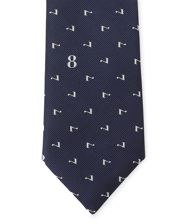 J.PRESS MEN 【JOKE TIE COLLECTION】七転び八起き ネクタイ ネイビー系7