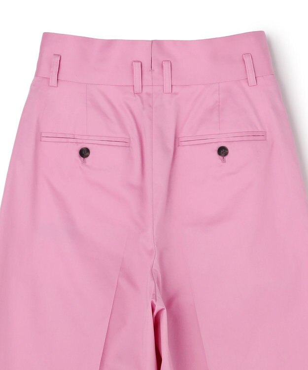 uncrave コットンクロスプレーン ワイドトラウザー ピンク