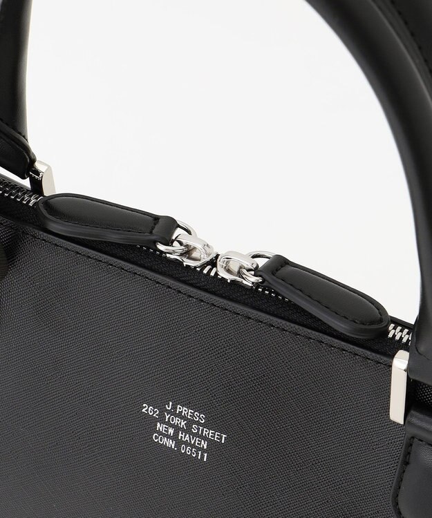 J.PRESS MEN 【定番】サフィアーノブリーフバッグ ブラック系