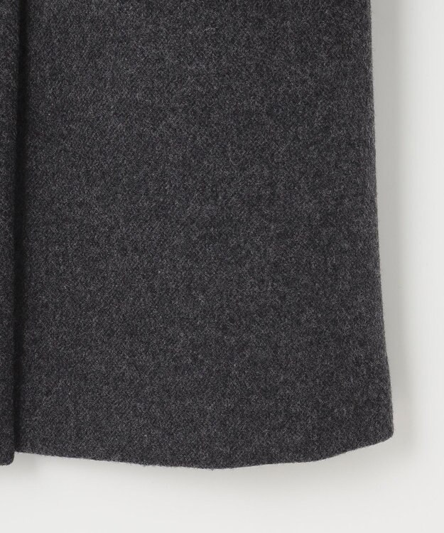 J.PRESS LADIES L ショートビーバー ステンカラーコート グレー系