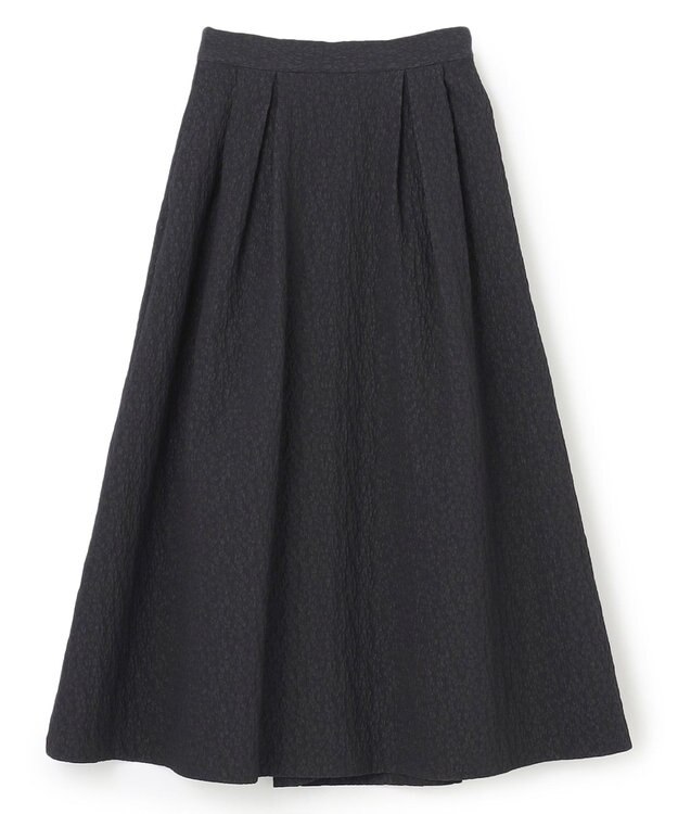 UNFILO フクレジャガード ボリュームスカート ネイビー