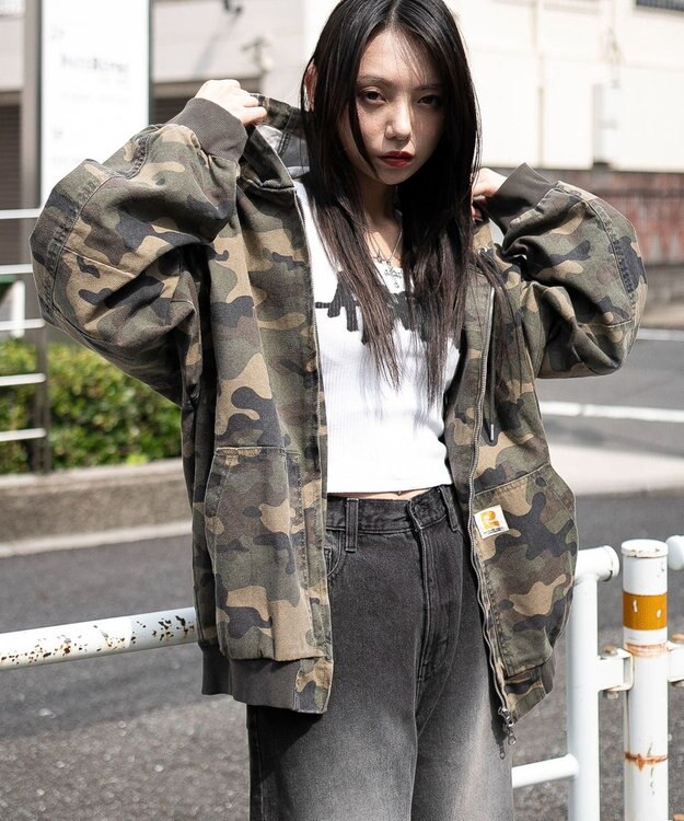 WEGO ワーカーズフードブルゾン 柄1