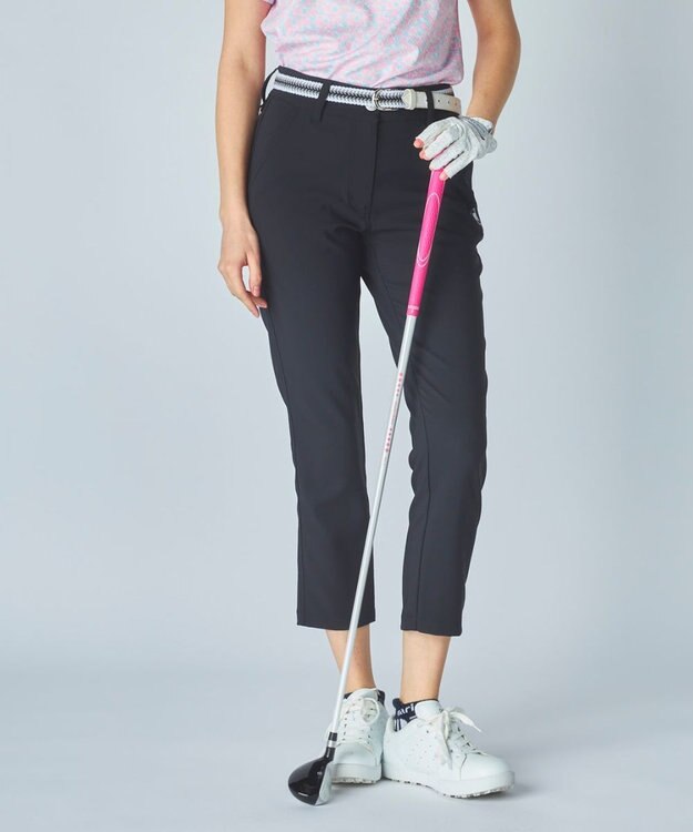 FILA GOLF／marie claire 【marie claire SPORT】 ９分丈ロングパンツ ブラック