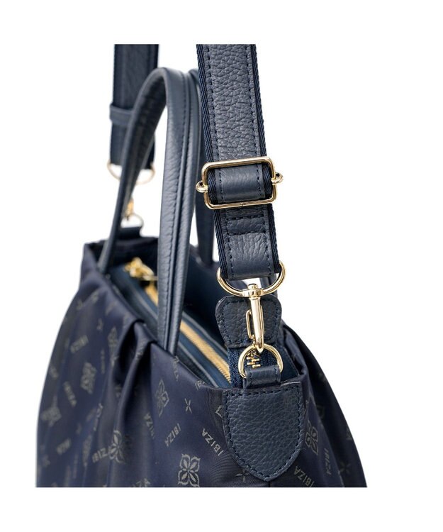 IBIZA ロゴナイロン　2WAYバッグ 紺