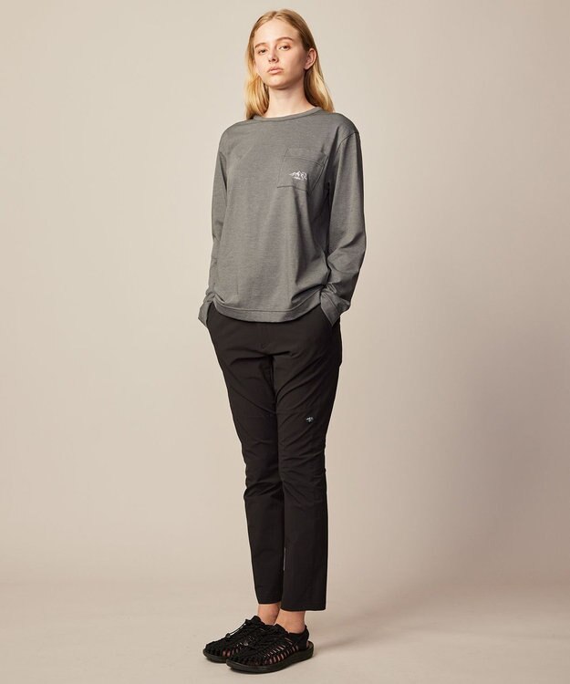 JOSEPH ABBOUD MOUNTAIN 【リサイクルポリエステル使用】37.5リサイクル天竺 Ｔシャツ グレー系