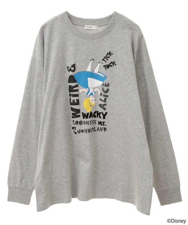 earth music&ecology ふしぎの国のアリス／ロゴデザインロンＴＥＥ Gray