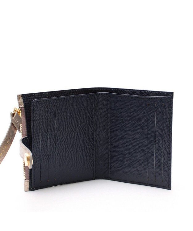 A.D.M.J. 【牛革】クラックメタル/イタリアンレザースモールウォレット プラチナ