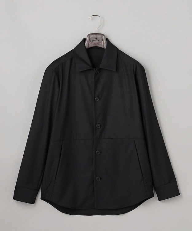 GOTAIRIKU カジュアルセットアップ対応【洗える/ストレッチ】YUNSA シャツアウター ブラック系