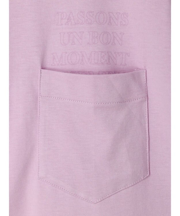 AMERICAN HOLIC ポケット付きロゴカットチュニック Pink