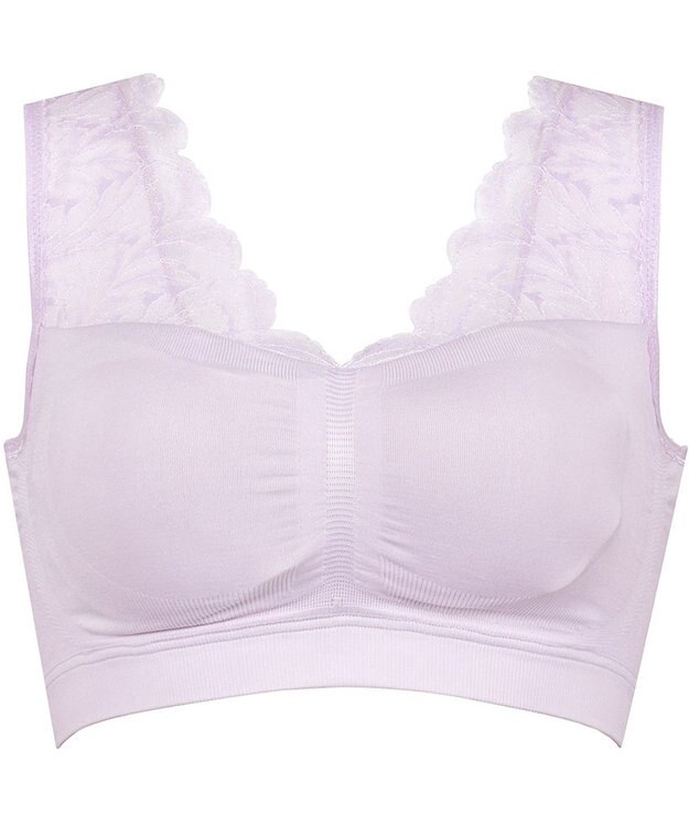 Wing ノンワイヤーブラ バストの脇流れを防ぐ 就寝中も日中のくつろぎタイムも 【ナイトアップブラ ルーム】 ブラジャー ナイトブラ KB3511 ウイング／ワコール パープル