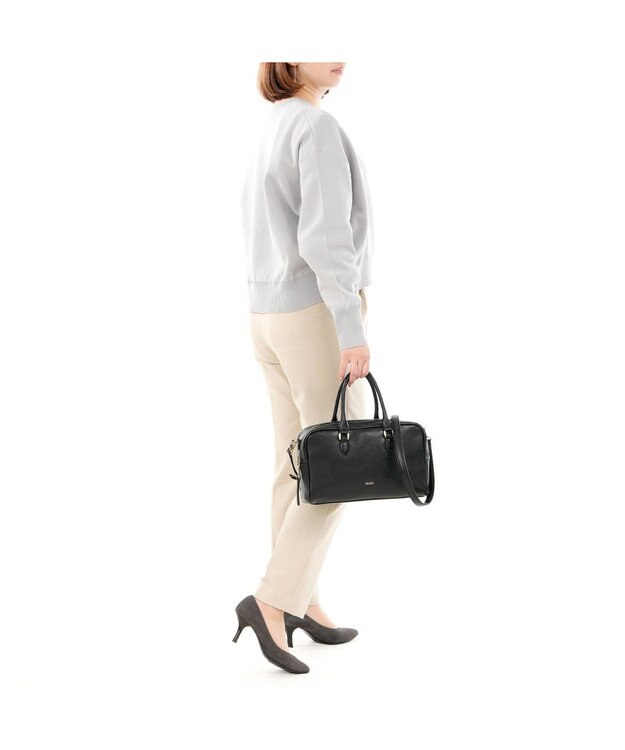 IBIZA エセンシア　牛革　2WAYバッグ（M） 黒