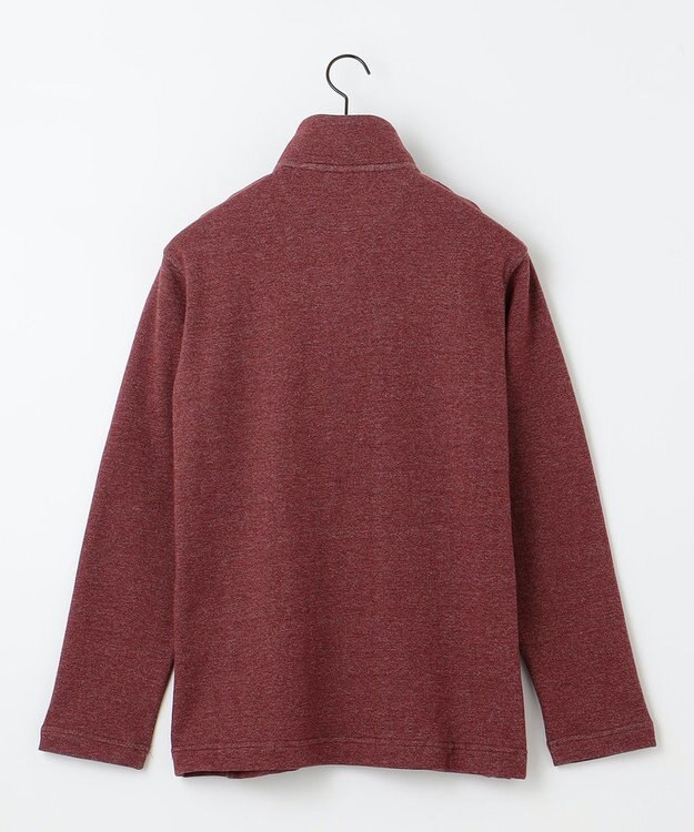 JOSEPH ABBOUD 【オーガニックコットン】ビンテージインレー　ハイネックプルオーバー レッド系