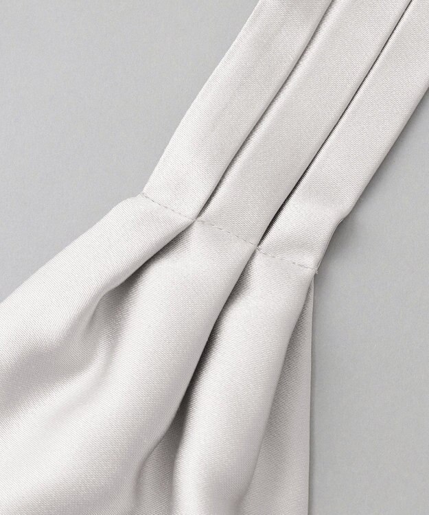 GOTAIRIKU 【WEAR BLACK】フォーマル用 アスコットタイ ライトグレー系