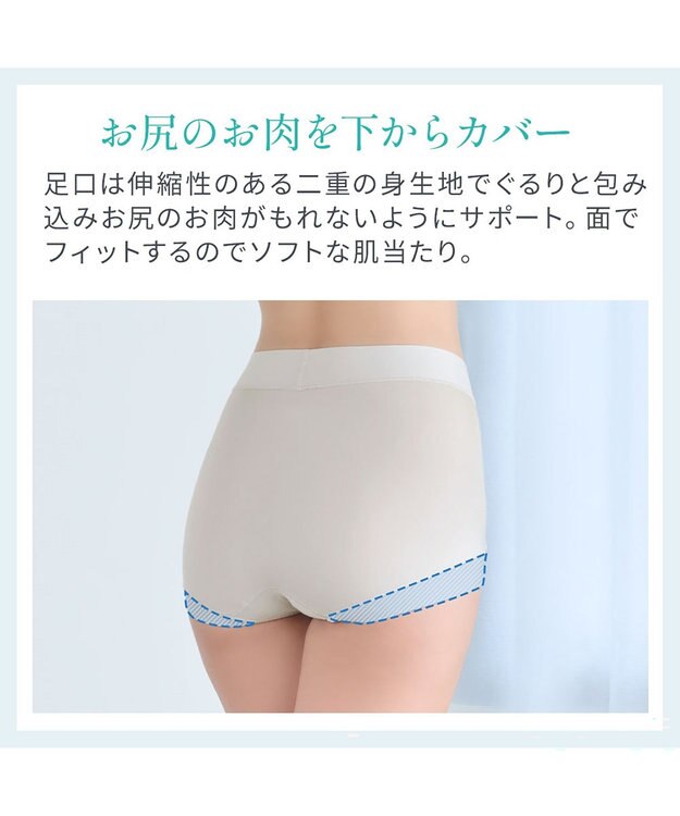 BRADELIS New York 【BRADELIS NewYork peace】　ソフトエアーショーツ26 パールグレージュ