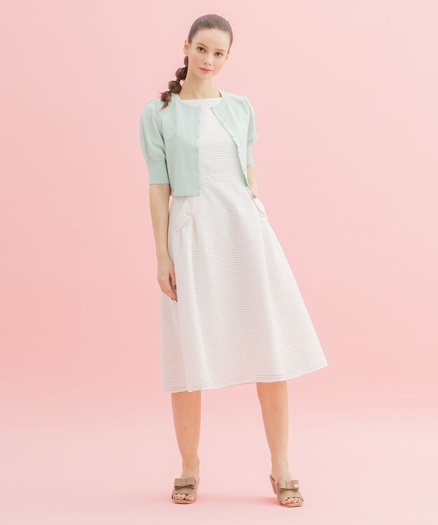 TOCCA 【洗える】QUATRE SAISONS ドレス アイボリー系