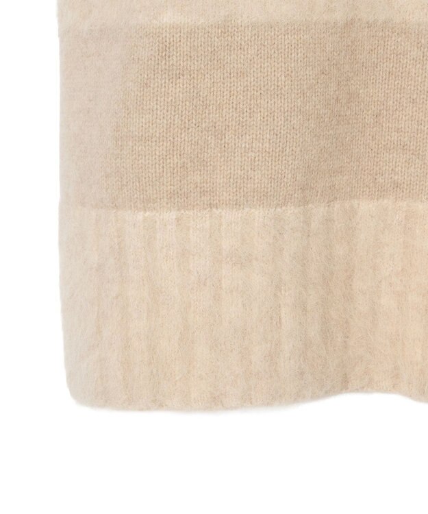 JOSEPH ブラッシュドストライプニット Powder