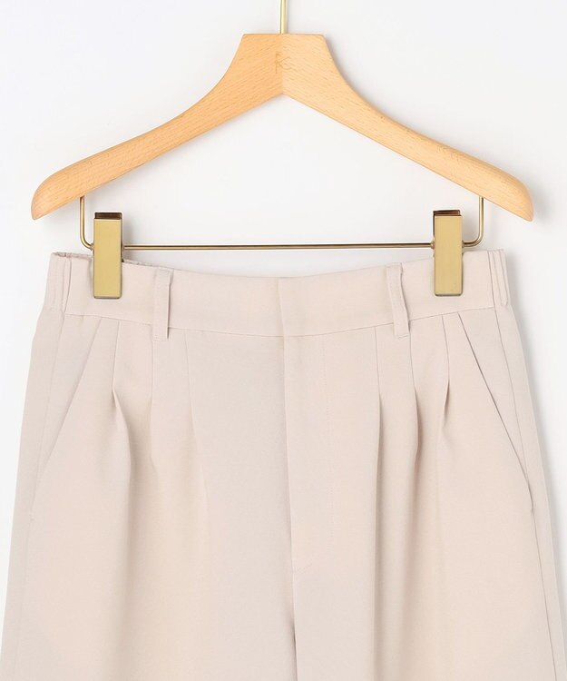 組曲 シュットクロスワイド パンツ サンドベージュ系