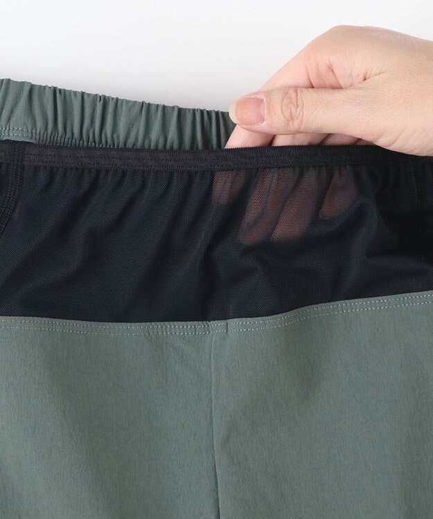 CW-X 【UNISEX】 CW-X ボトムス ランニングパンツ 2分丈 はっ水(本体) UVカット率90%以上(本体) ユニセックス DHR335 /ワコール オリーブ