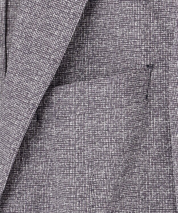 JOSEPH ABBOUD MOUNTAIN 夏の多機能ジャケット【WEB限定・洗える・ストレッチ・防シワ・速乾】2WAYストレッチサッカー ジャケット ライトグレー系