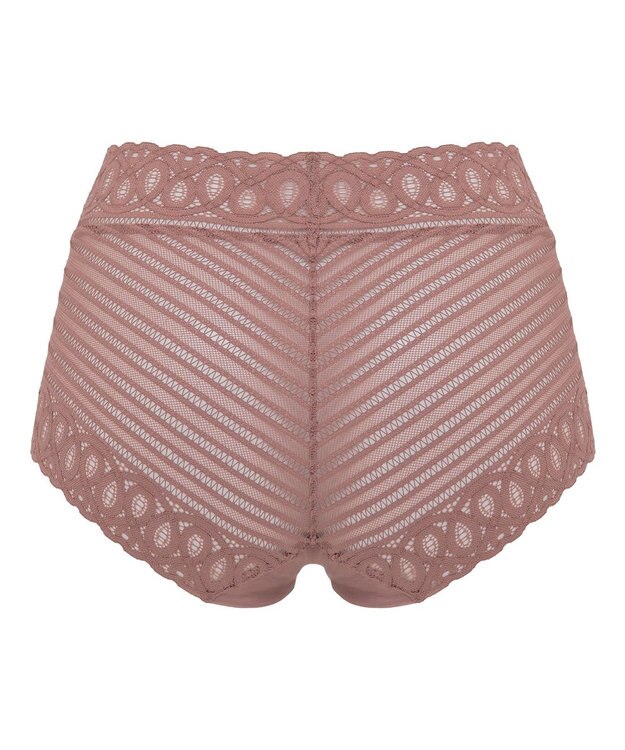 BRADELIS New York 【BRADELIS Me】Sweet Night Shorts  深履き レース ショーツ ココア