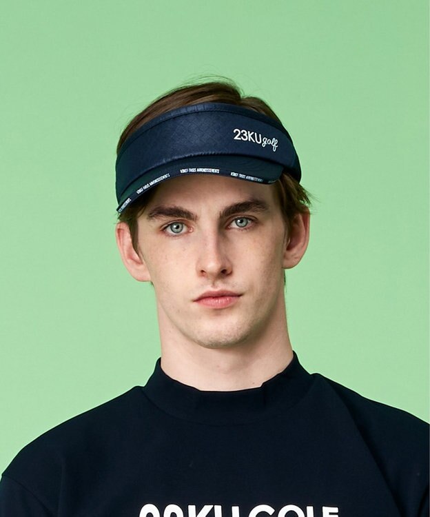 23区GOLF 【UNISEX】】コンビバイザー ネイビー系