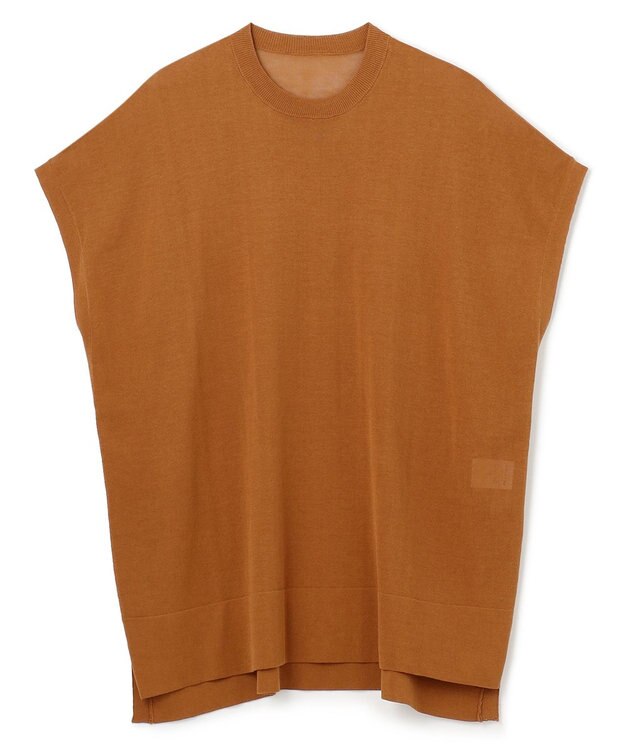 UNFILO フロスティコットン オーバーニット キャメル