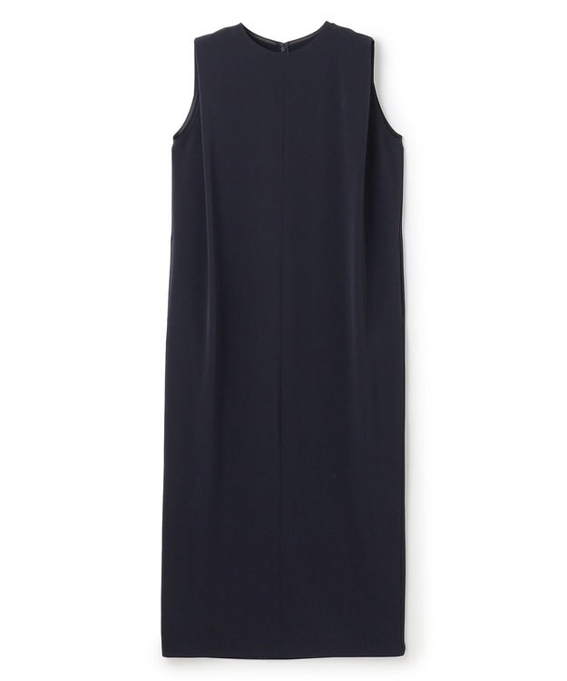 uncrave クールタッチツイル ノースリーブワンピース ダークネイビー