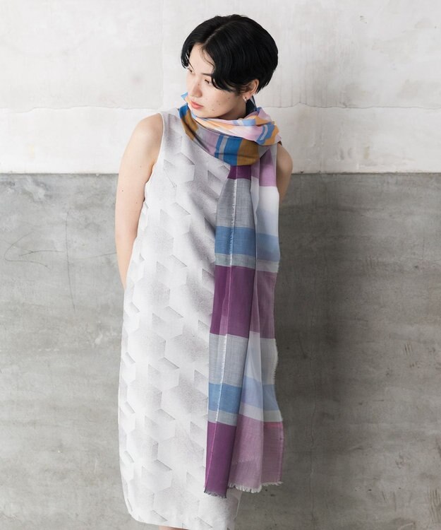 POLS 極細コットンストール Lサイズ パープル