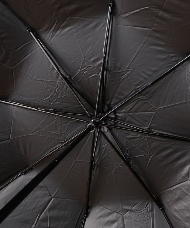 AURORA BLAO (ブラオ) 切り継ぎテープ柄 晴雨兼用傘(折りたたみ傘) ダークネイビー