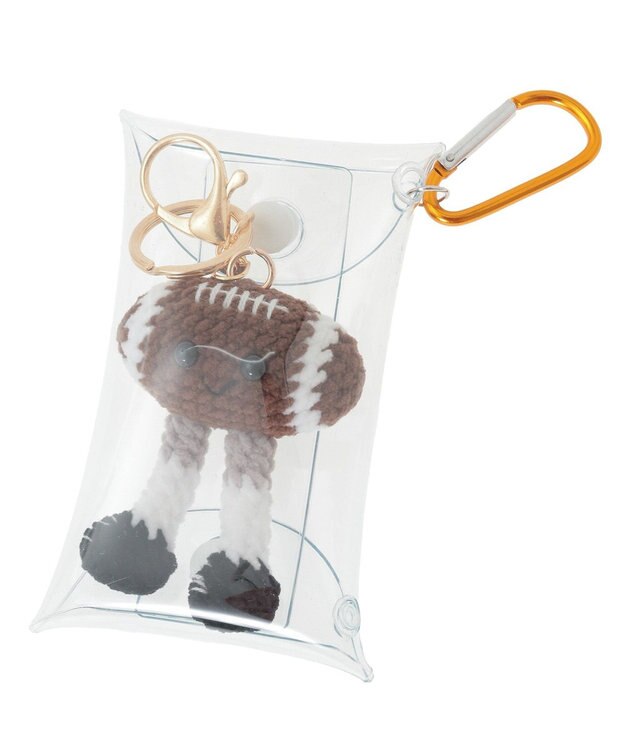 AMERICAN HOLIC ポーチinラグビーくんチャーム Brown