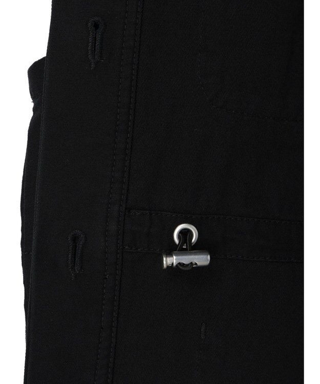 Green Parks ・ＳＵＧＡＲ　ＳＰＯＯＮ　ノーカラーミリタリーベスト Black