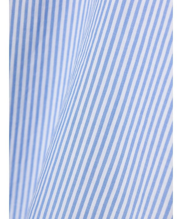 AMERICAN HOLIC ＵＶカット加工バックタックシャツチュニック Stripe Sax