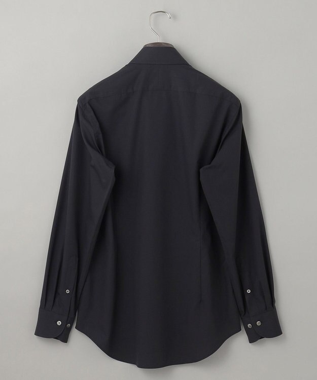 GOTAIRIKU 【形態安定】PREMIUMPLEATS_レギュラーカラー 通年ドレスシャツ（ブラック） ブラック系