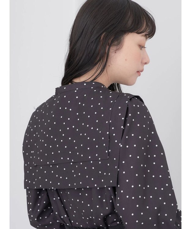 earth music&ecology ２ＷＡＹ衿ブラウス Dot