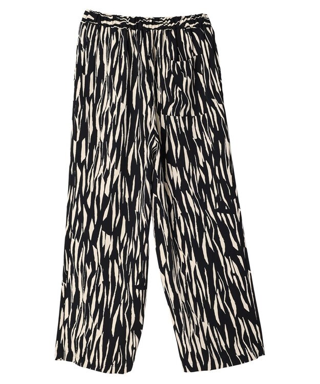 AMERICAN HOLIC サラッとＬｅａｆモチーフパンツ Black