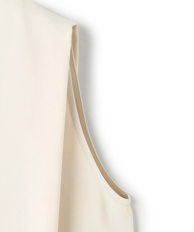 uncrave クールタッチツイル ノースリーブワンピース グレージュ