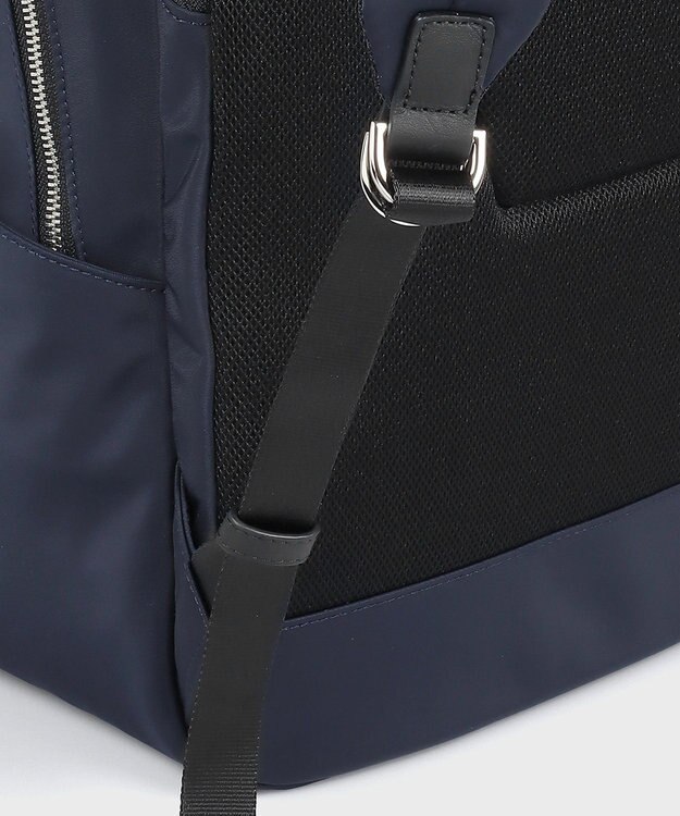 Paul Smith ナイロンブライトストライプトリム リュック ネイビー