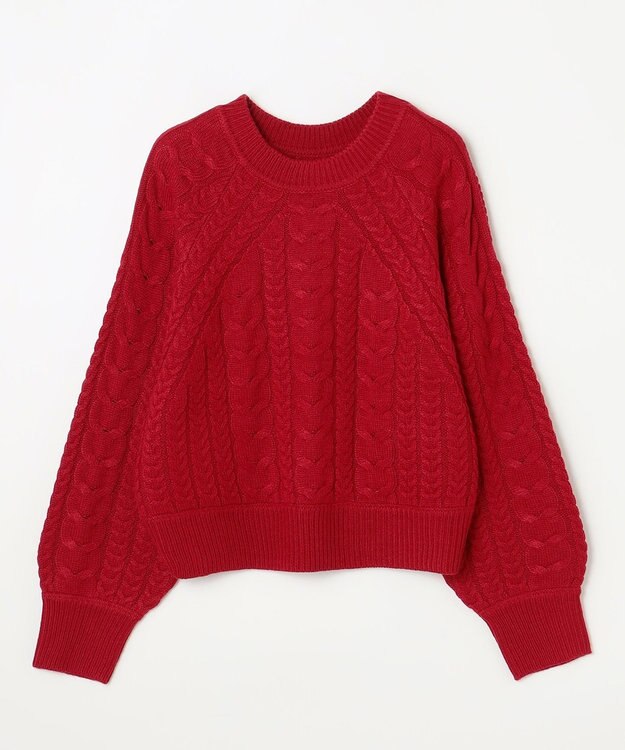 ANY L ソフトタッチケーブル２ＷＡＹニット レッド