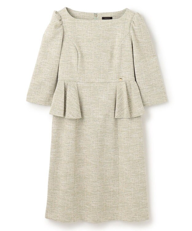 TOCCA 【WEB限定カラーあり・洗える・消臭】FLAPFLAP ドレス スモーキーグリーン系