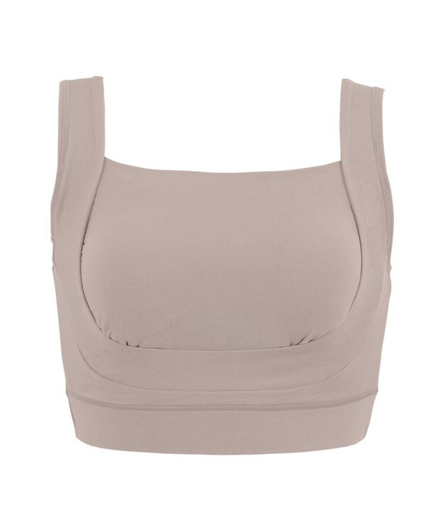 BRADELIS New York 【BRADELIS Me / ノンワイヤー・バストアップ】フレンドリーサポートブラ ブラデリス ノンワイヤー 補正 下着 ダークグレージュ