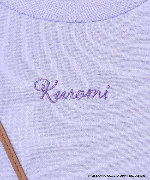 ANY KIDS 【マイメロディ＆クロミ×ANY KIDS】ポシェット ワンピース ラベンダー×クロミ