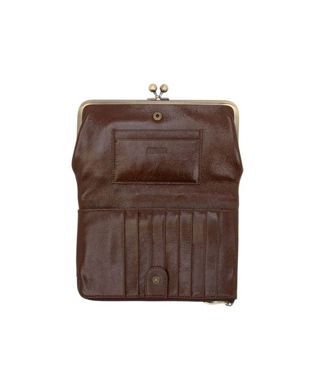 ANNA SUI マチルダ 二つ折り口金長財布 ブラウン