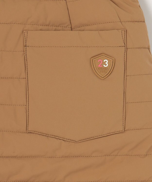 23区GOLF 【WOMEN】【洗える】ナイロンタフタファイバーボール リバーシブル 防寒 スカート アイボリー系