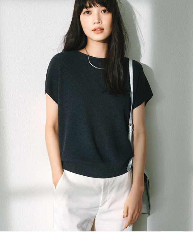 23区 シュリンクフェイクレザーミニショルダー シルバー系