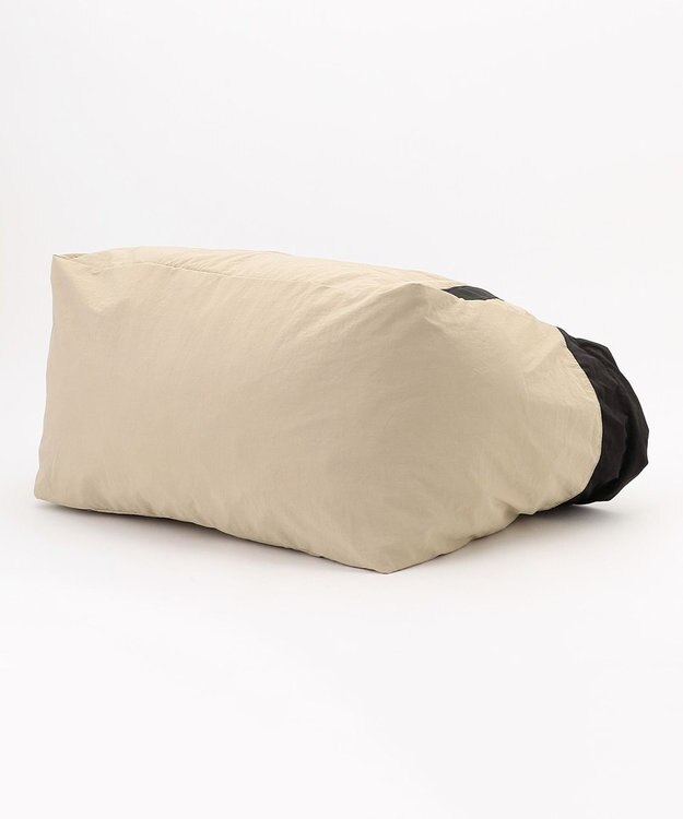 LA BAGAGERIE 【MONICA】ダブルハンドル　パッカブルビッグバッグ ベージュ